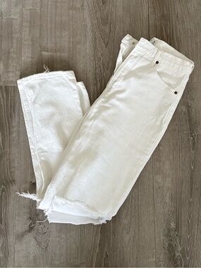 Abercrombie white jeans